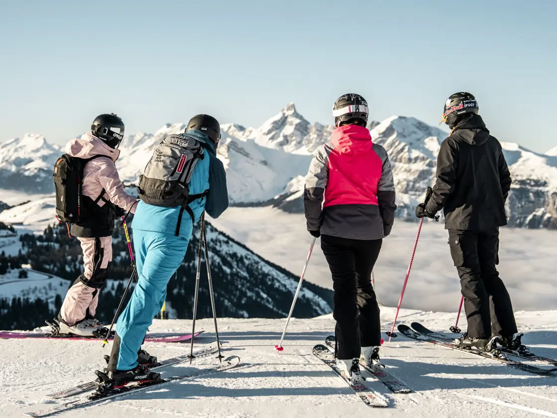 The Grand Massif ski area above Les Carroz, near Geneva